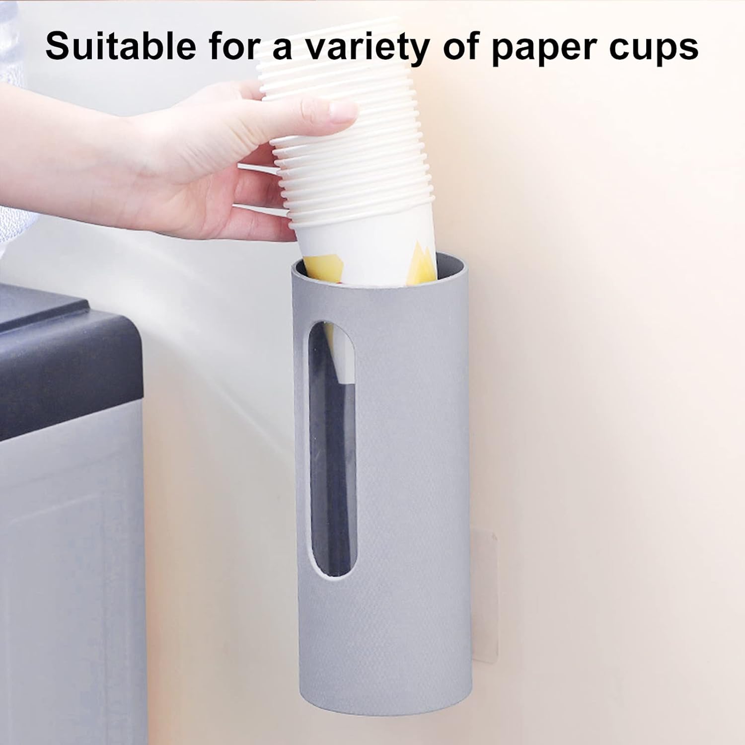 Amaping Wall Mount Cup Dispenser for Bathroom and Office