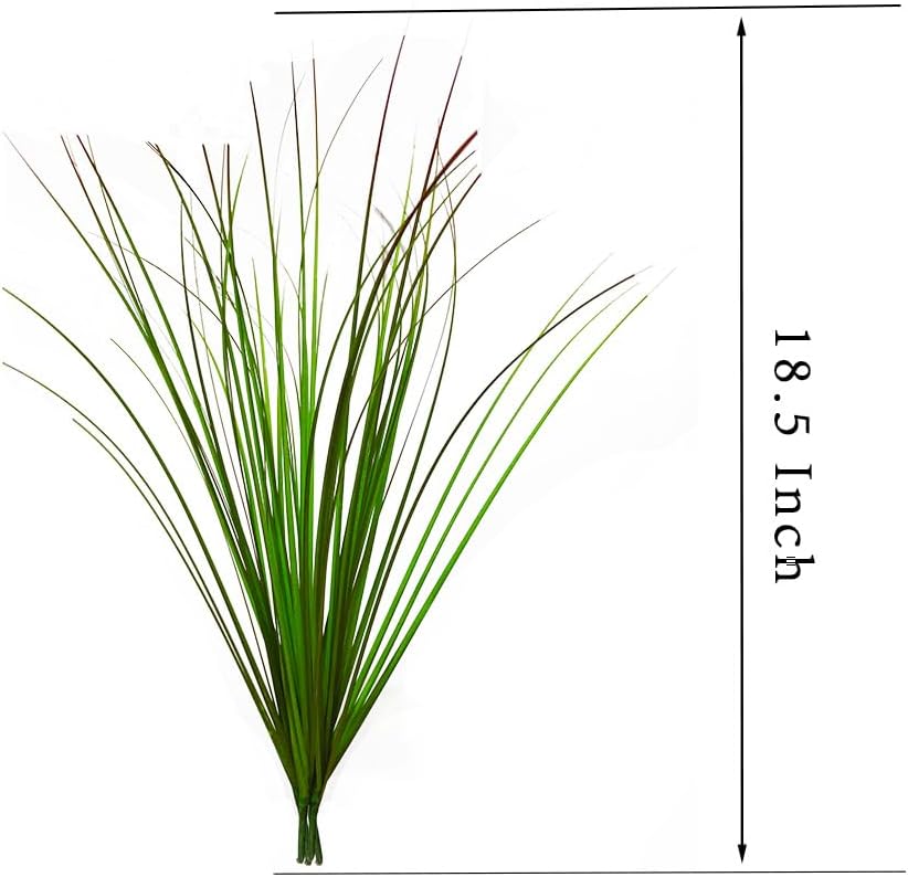 16 PCS Artificial Grass Outdoor Decor Set