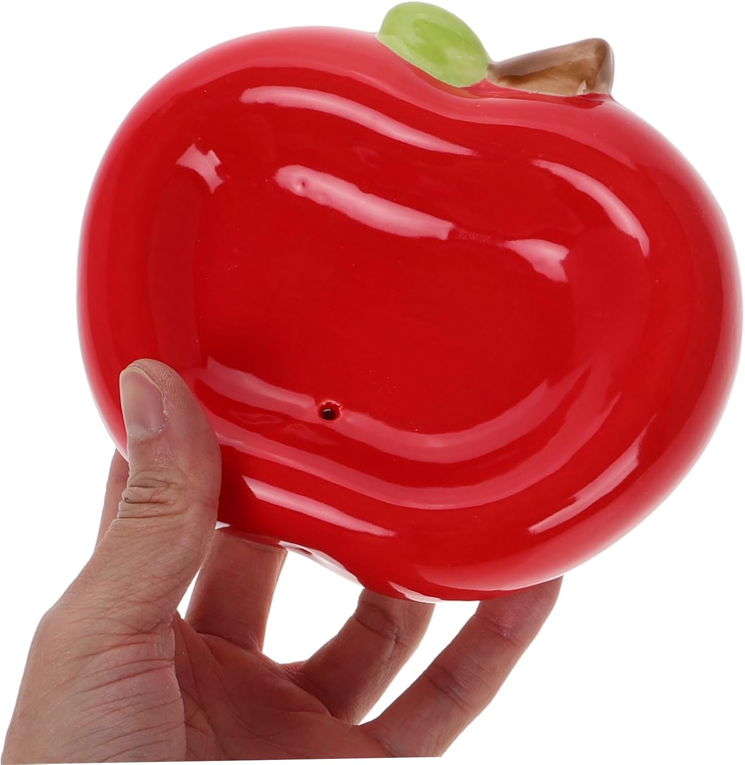 Ceramic Apple Soap Holder with Drainage Tray