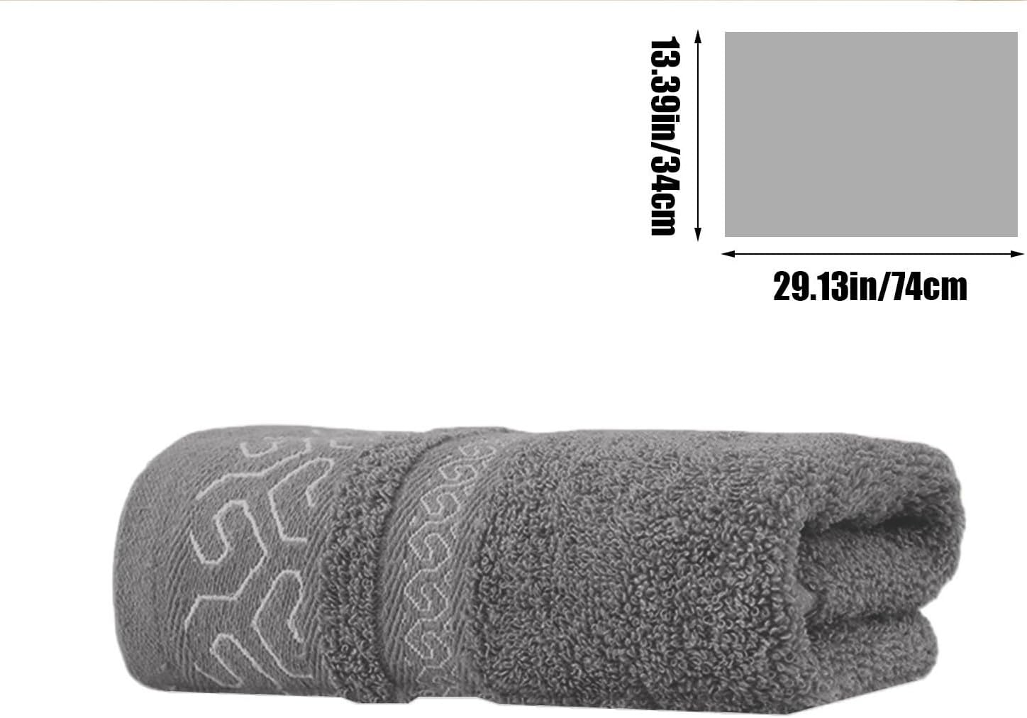 Soft Cotton Towel Absorbent Thick 74x34cm