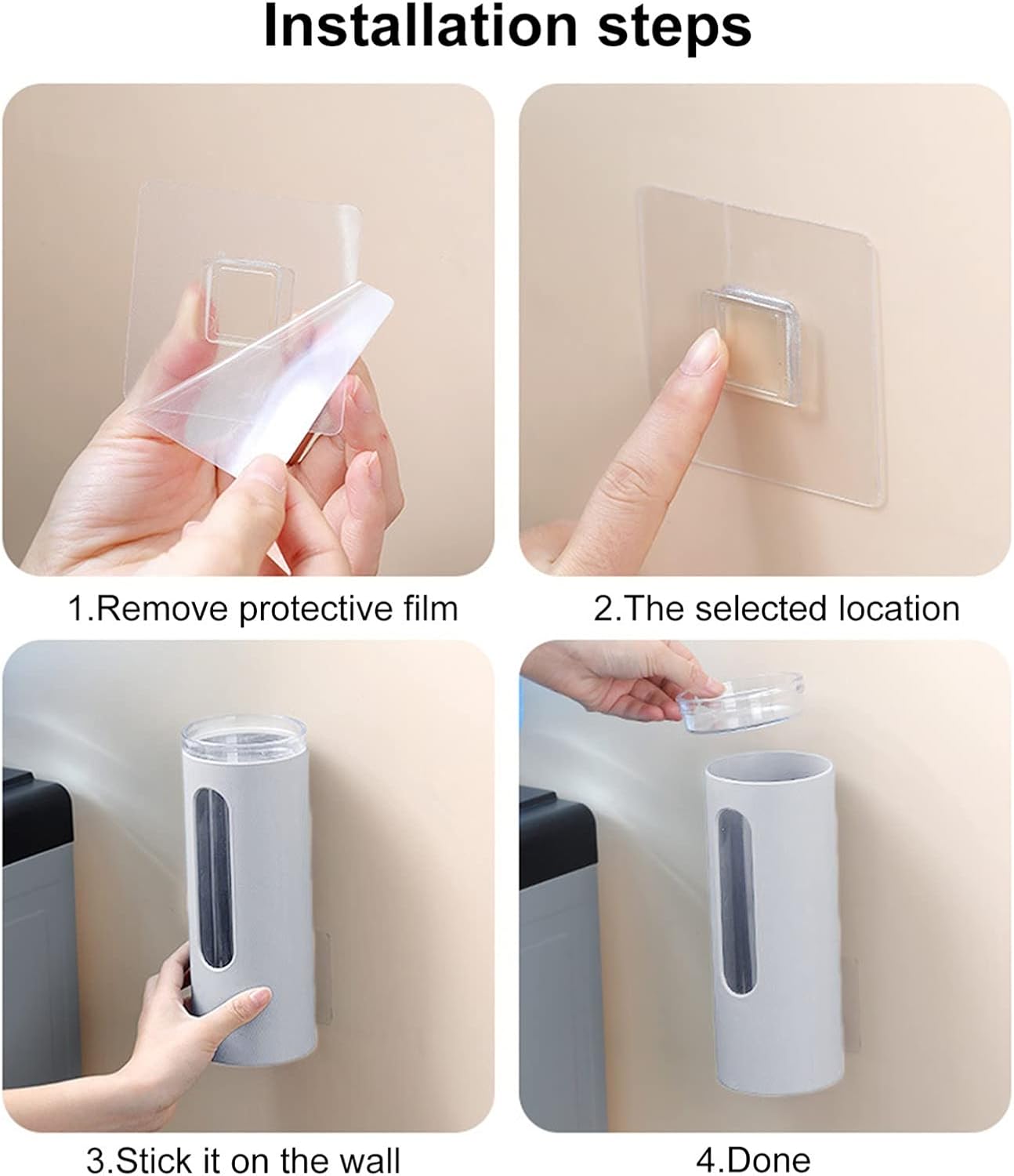 Amaping Wall Mount Cup Dispenser for Bathroom and Office