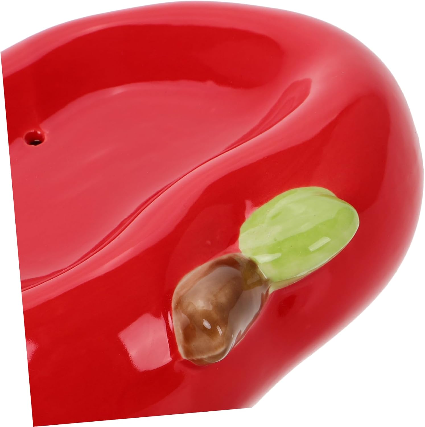 Cabilock Ceramic Apple Soap Holder with Drainage 1