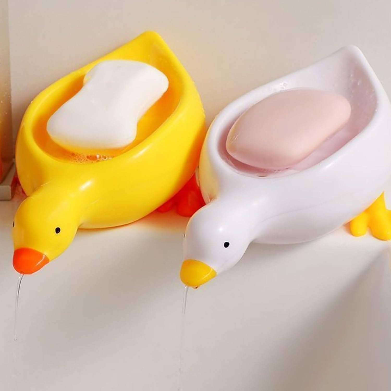 Cute Duck Bar Soap Holder for Shower Bathroom