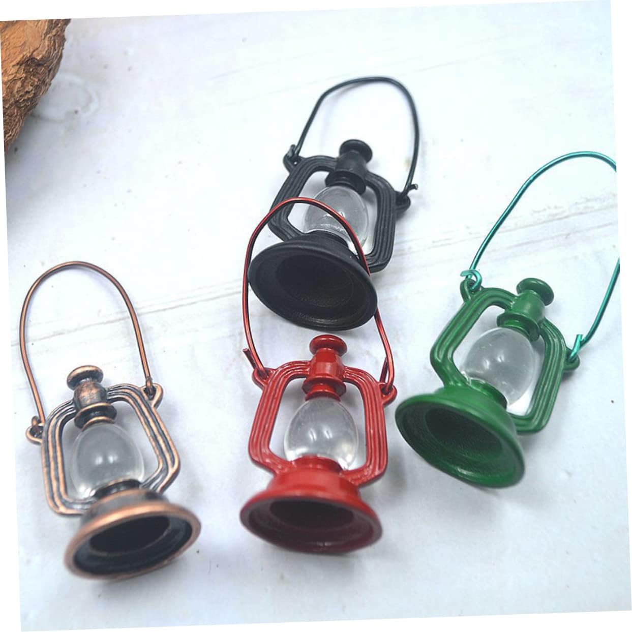 ERINGOGO Retro Kerosene Lamp with Non-Resin Black Finish
