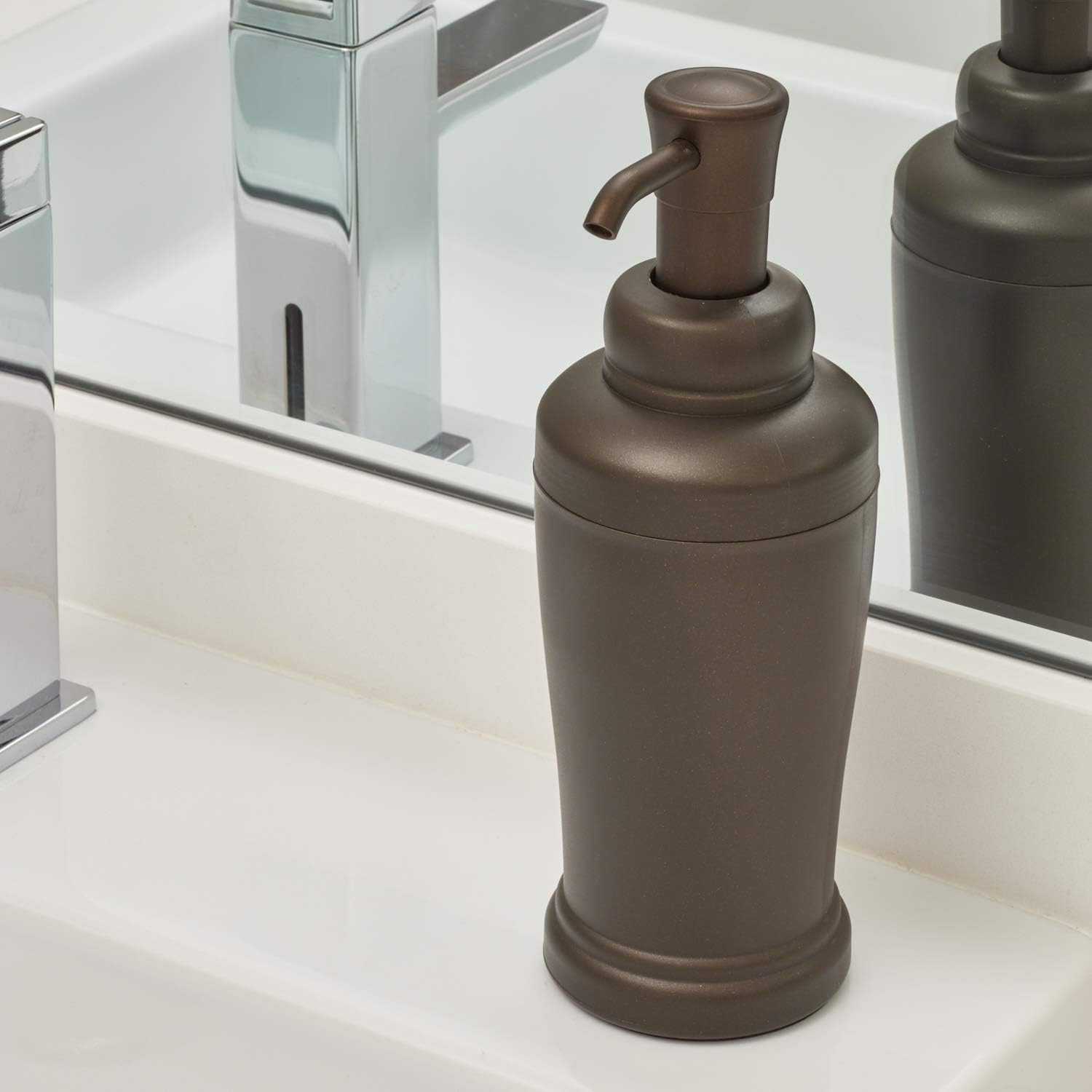 iDesign 93780 Bronze Liquid Soap Pump Dispenser