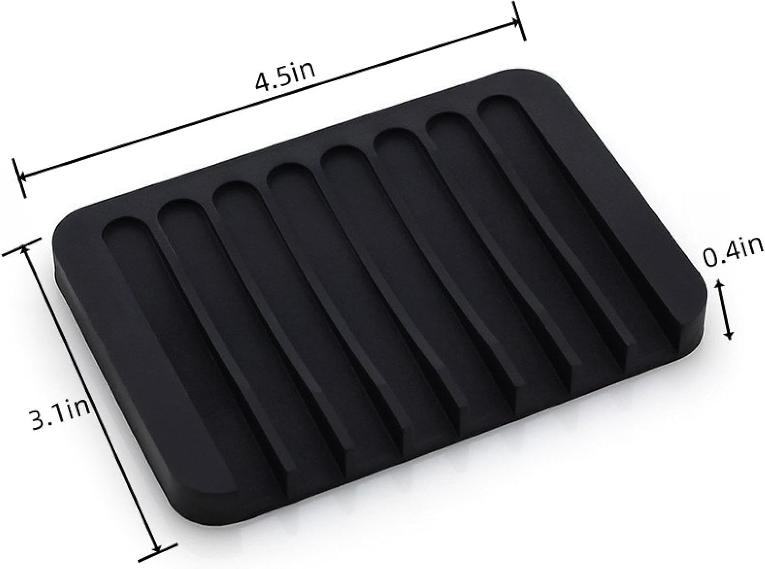 KETILZC Automatic Draining Soap Tray 2pcs