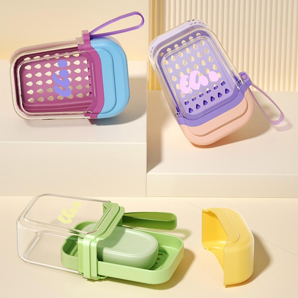Lightweight Leakproof Travel Soap Case with Lid