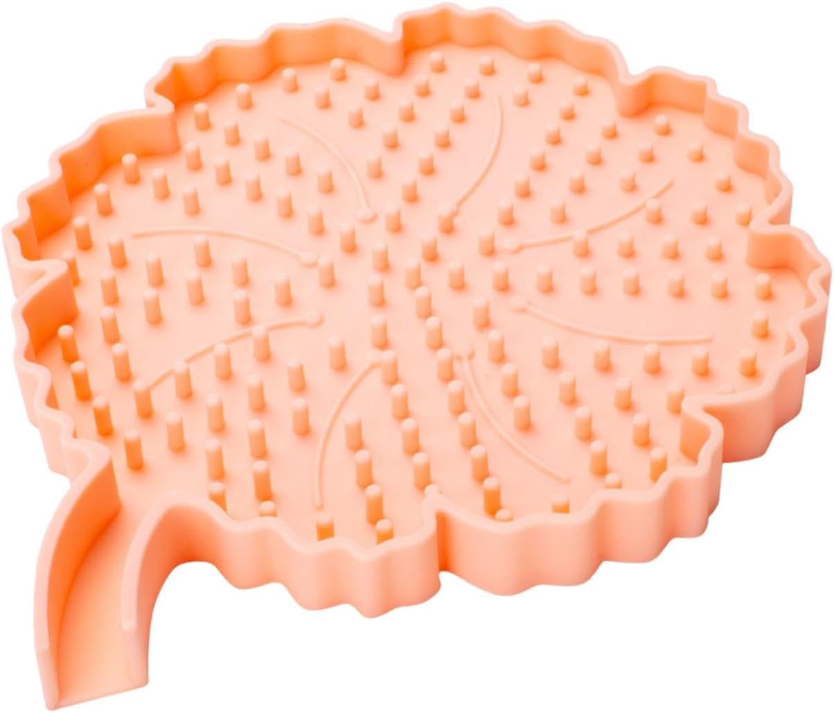 Silicone Soap Dish with Floral Design Pink 1