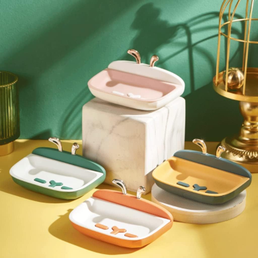 Surek Dual-Use Wall-Mounted Soap Dish with Drainage