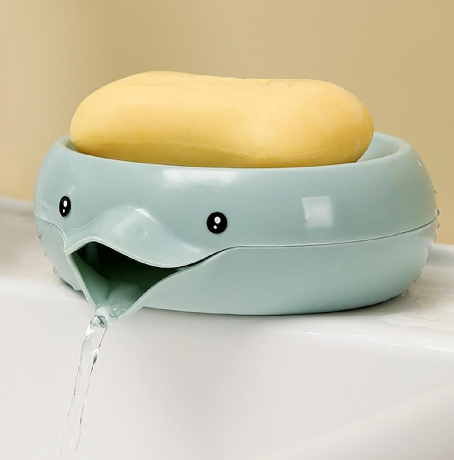 FEISSHAN Cute Duck Soap Tray with Drainage Hole