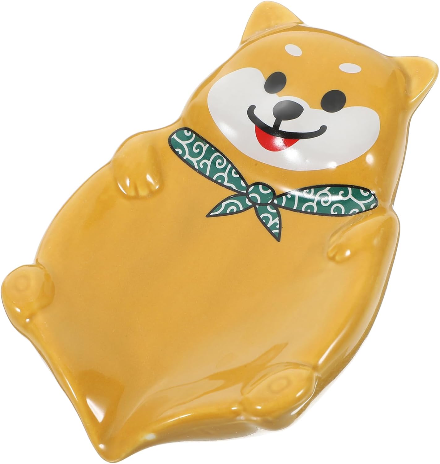 LIFKOME Ceramic Dog Soap Holder for Sink