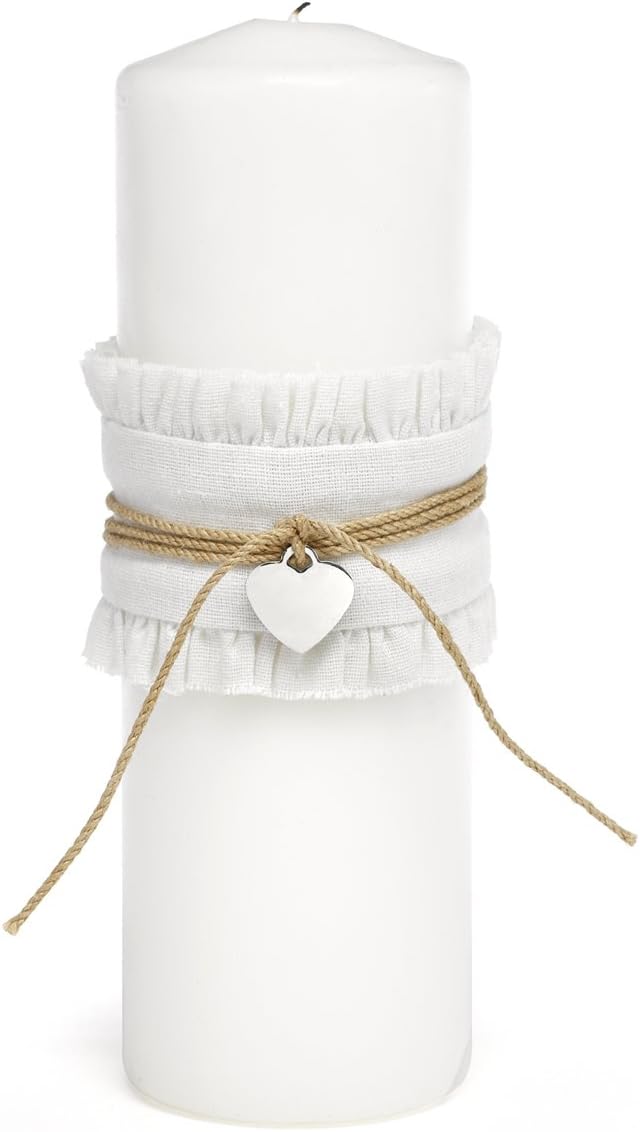Rustic Romance Unity Pillar Candle 9-Inch