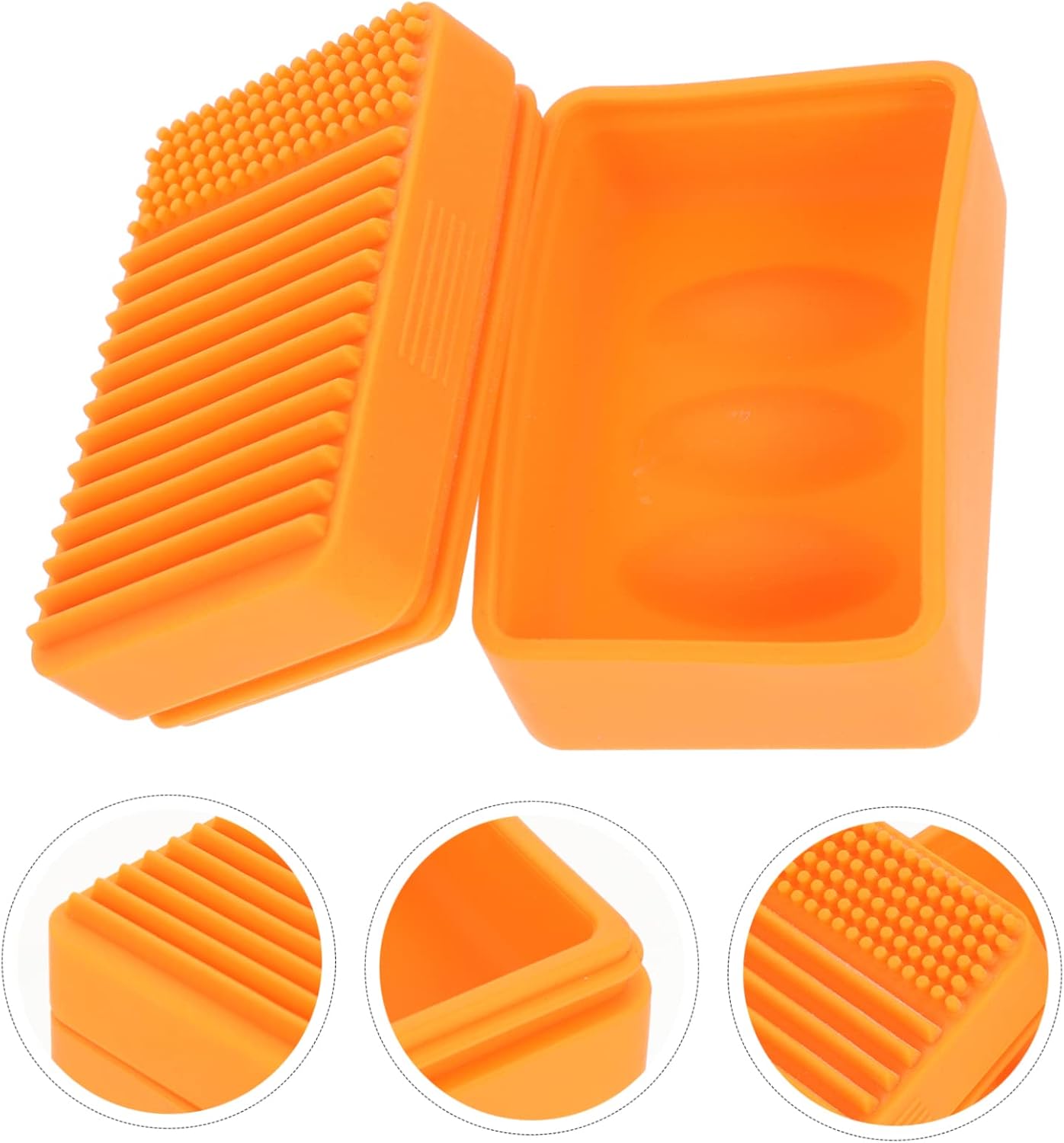 BRIGHTFUFU Silicone Soap Dish Travel Holder 1