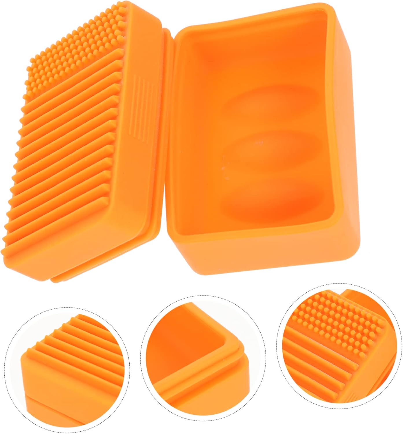 LIFKOME Portable Silicone Soap Dish with Lid