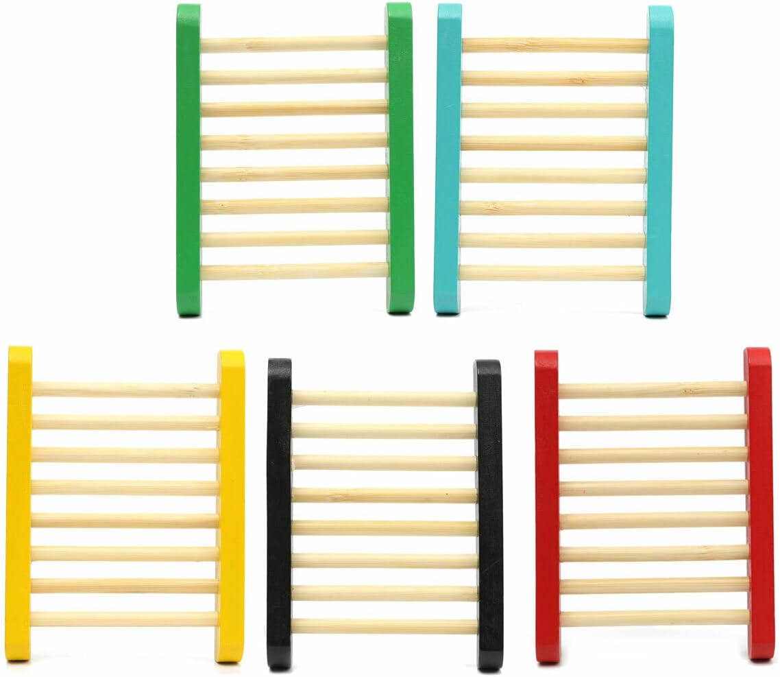 Acofuns Portable Shower Soap Wood Holder