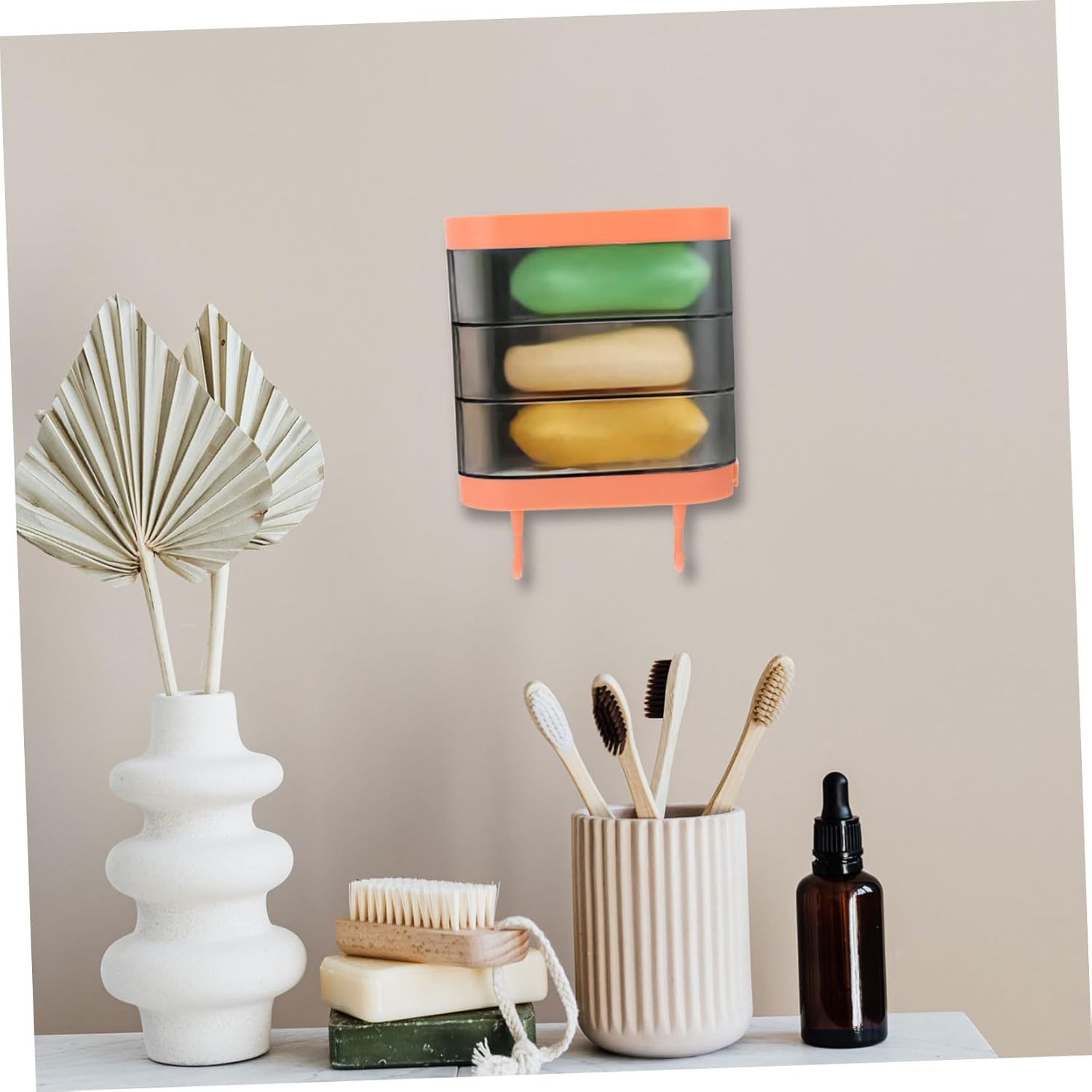 Holibanna Rotating Soap Holder for Bathroom
