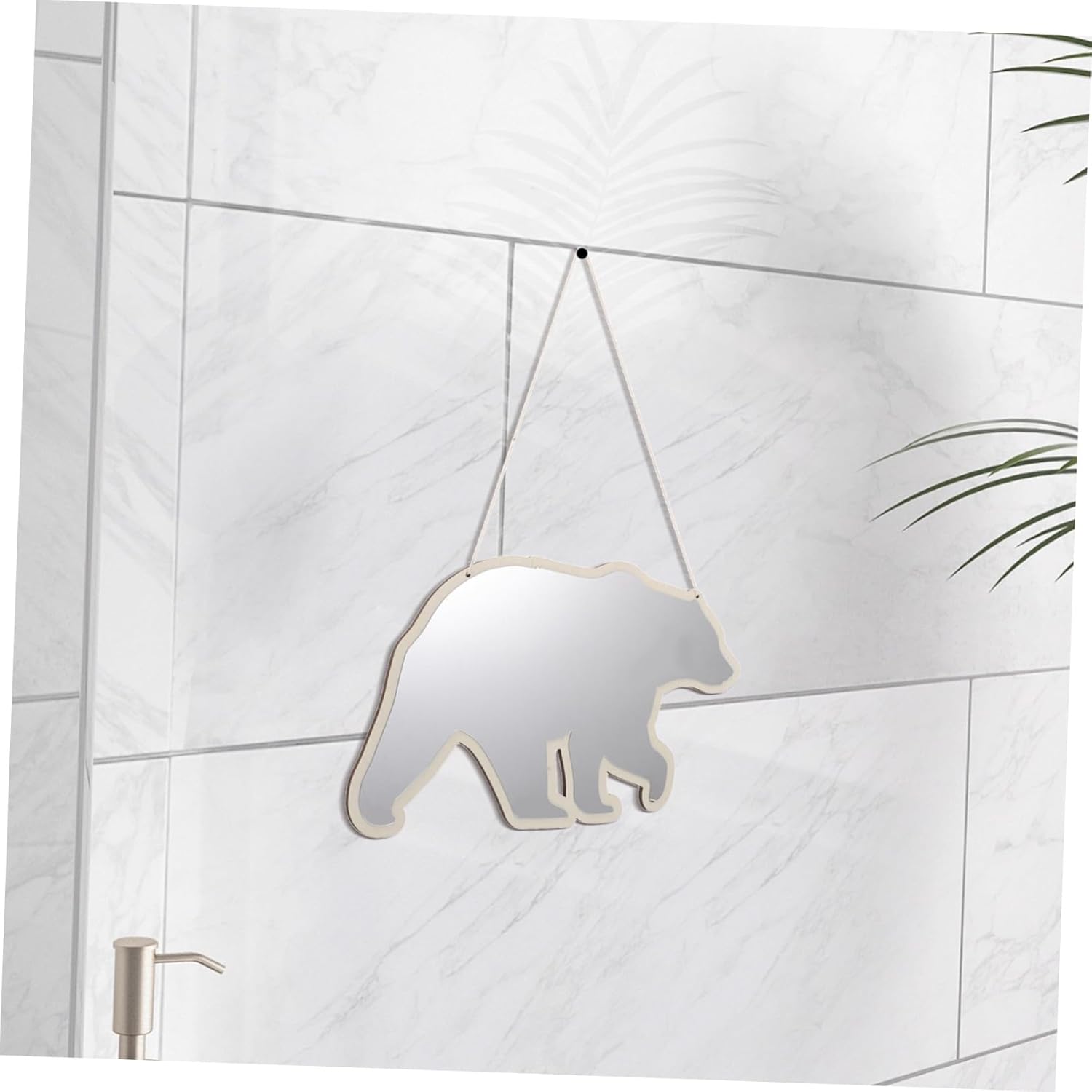 VINTORKY Cute Bear Makeup Mirror for Kids Room
