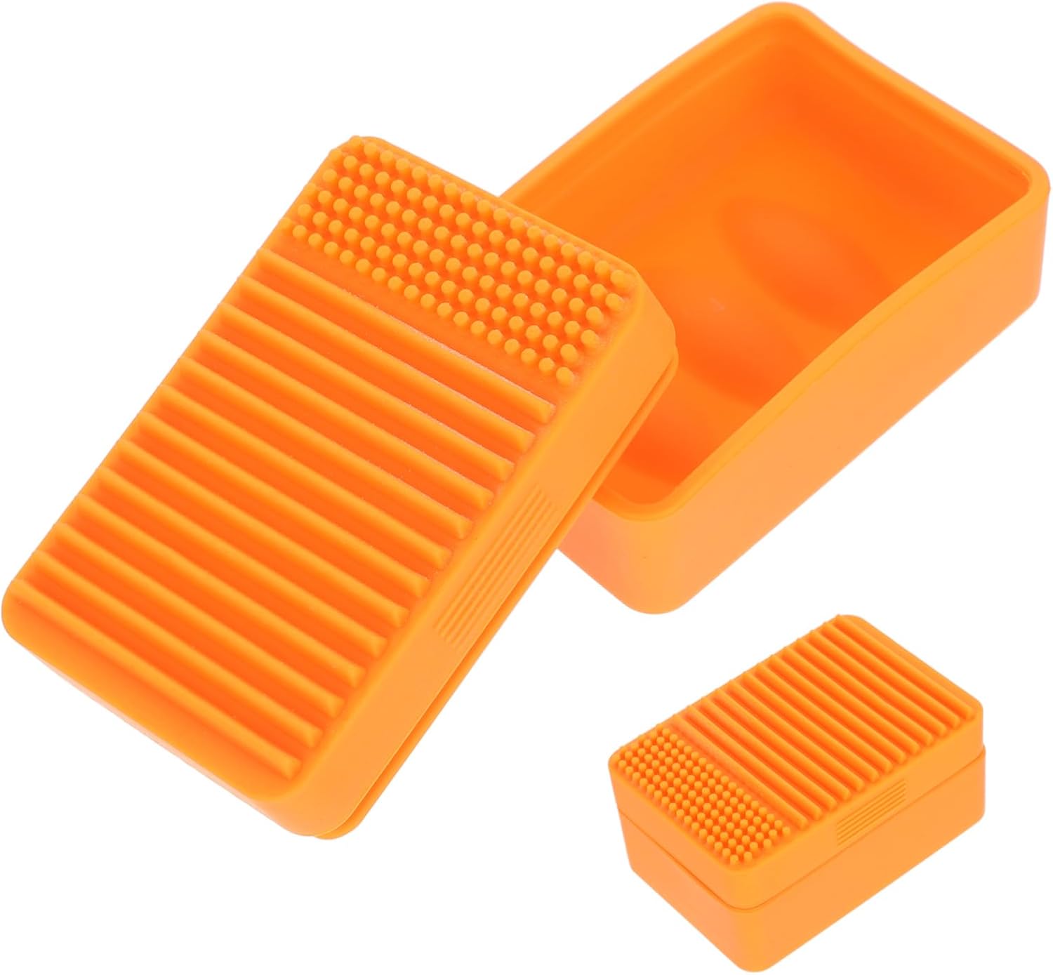 KONTONTY Travel Soap Holder Silicone Bath Organizer