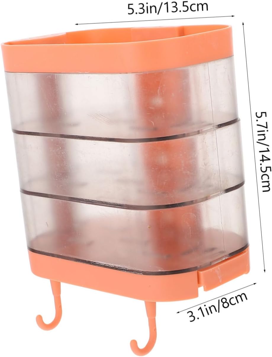 ABOOFAN Rotating Wall-Mounted Soap Dish