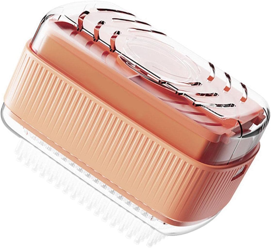 Hailana Soap Box with Rollers - Self Draining Bath Holder Orange