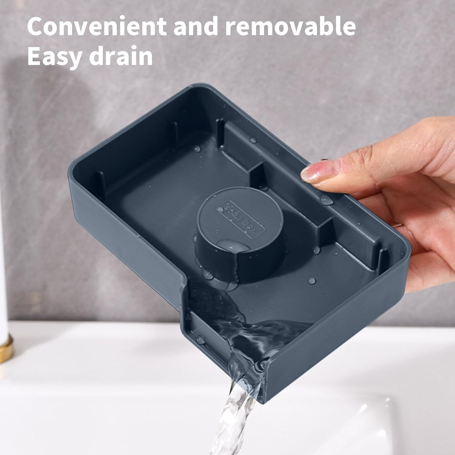 Waterproof Soap Frame with Self-Draining Design