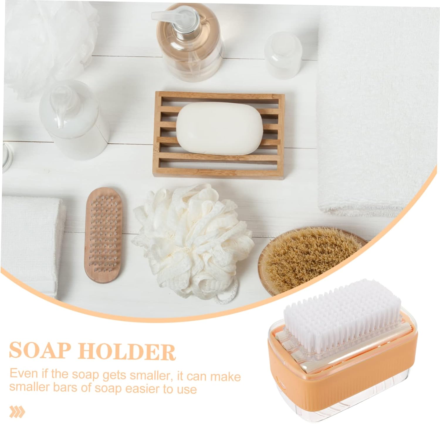 Holibanna Lockable Foaming Soap Holder with Rollers 1