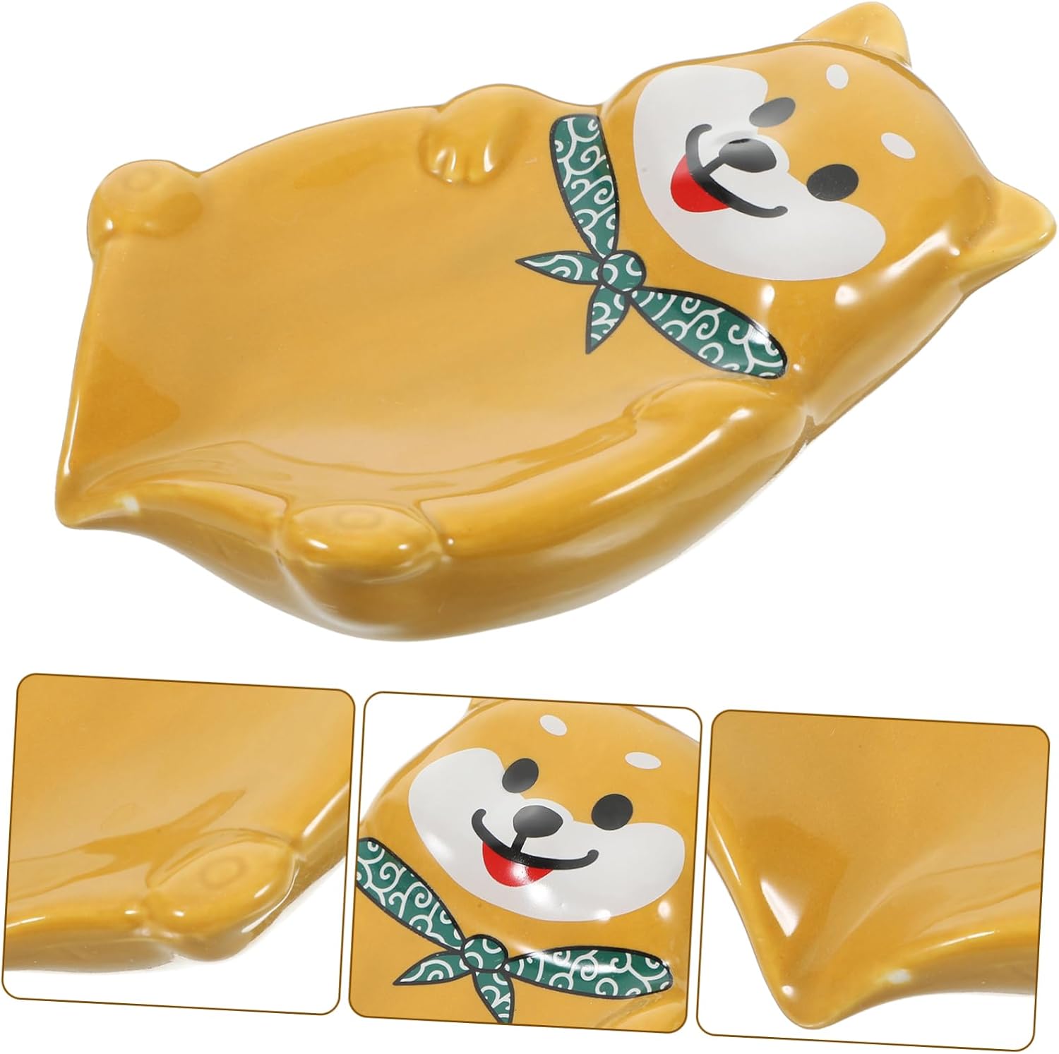 Mobestech Cartoon Dog Ceramic Soap Holder