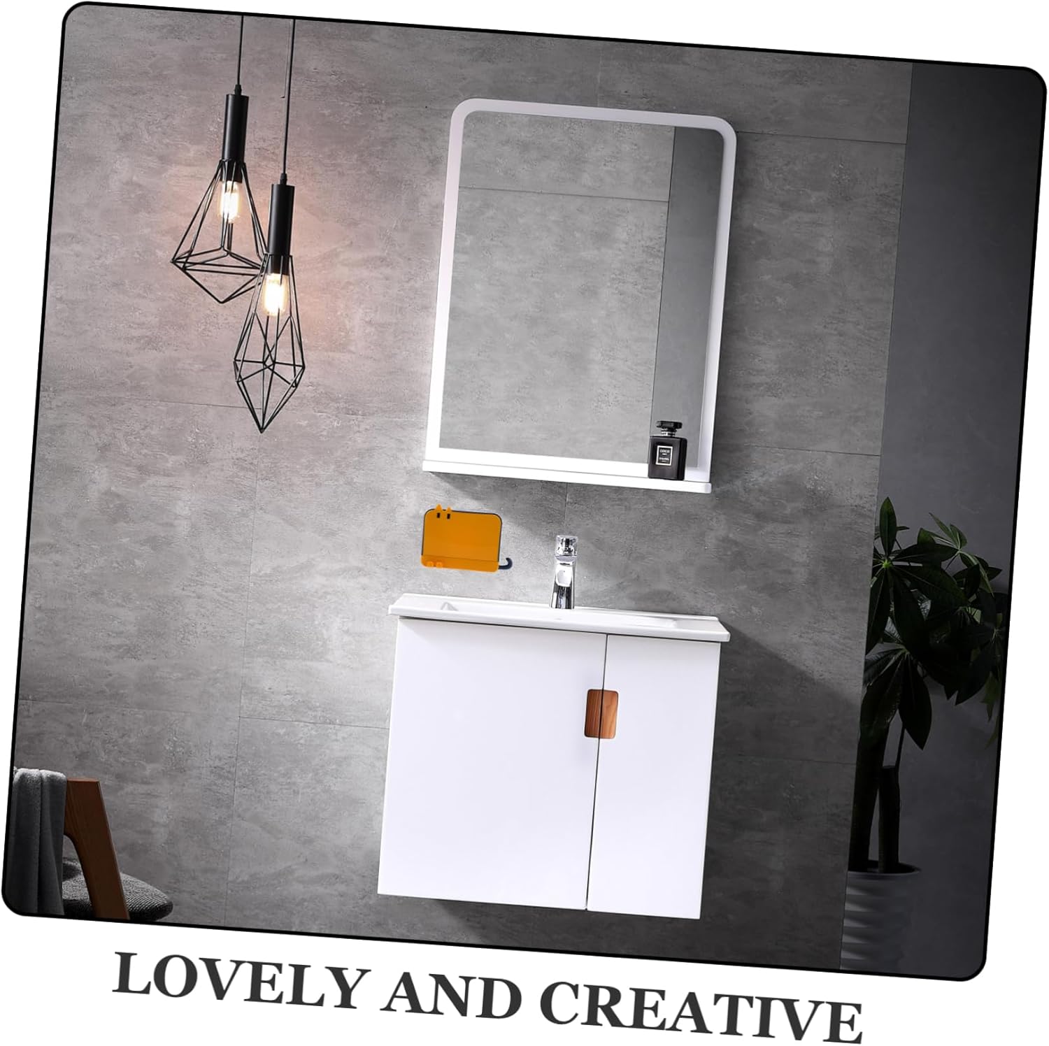 HAKIDZEL Wall-Mounted Bar Soap Holder with Lid