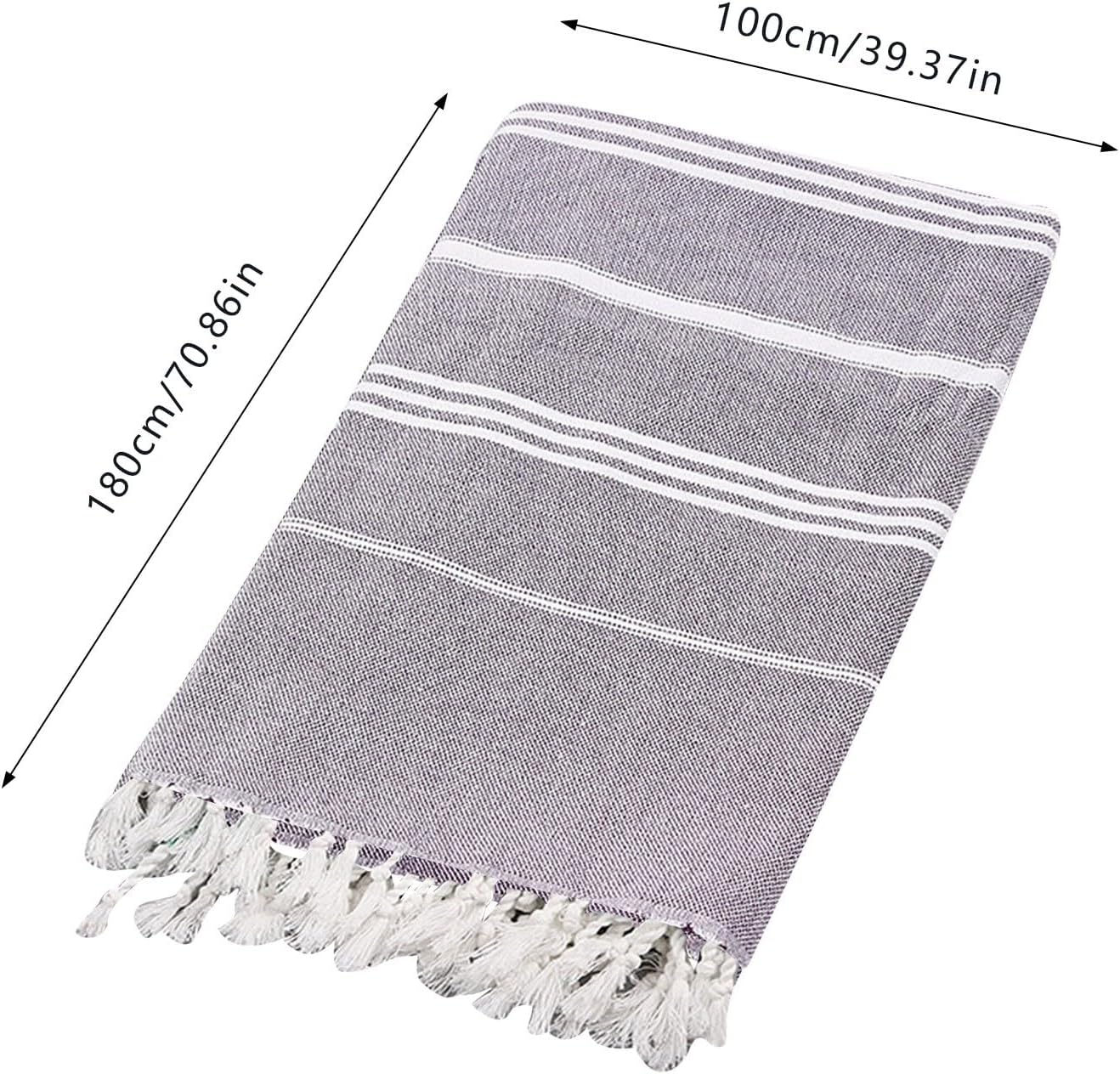 KELINFONG Extra Large Sand Free Beach Towel 70x40 Inch Quick Dry
