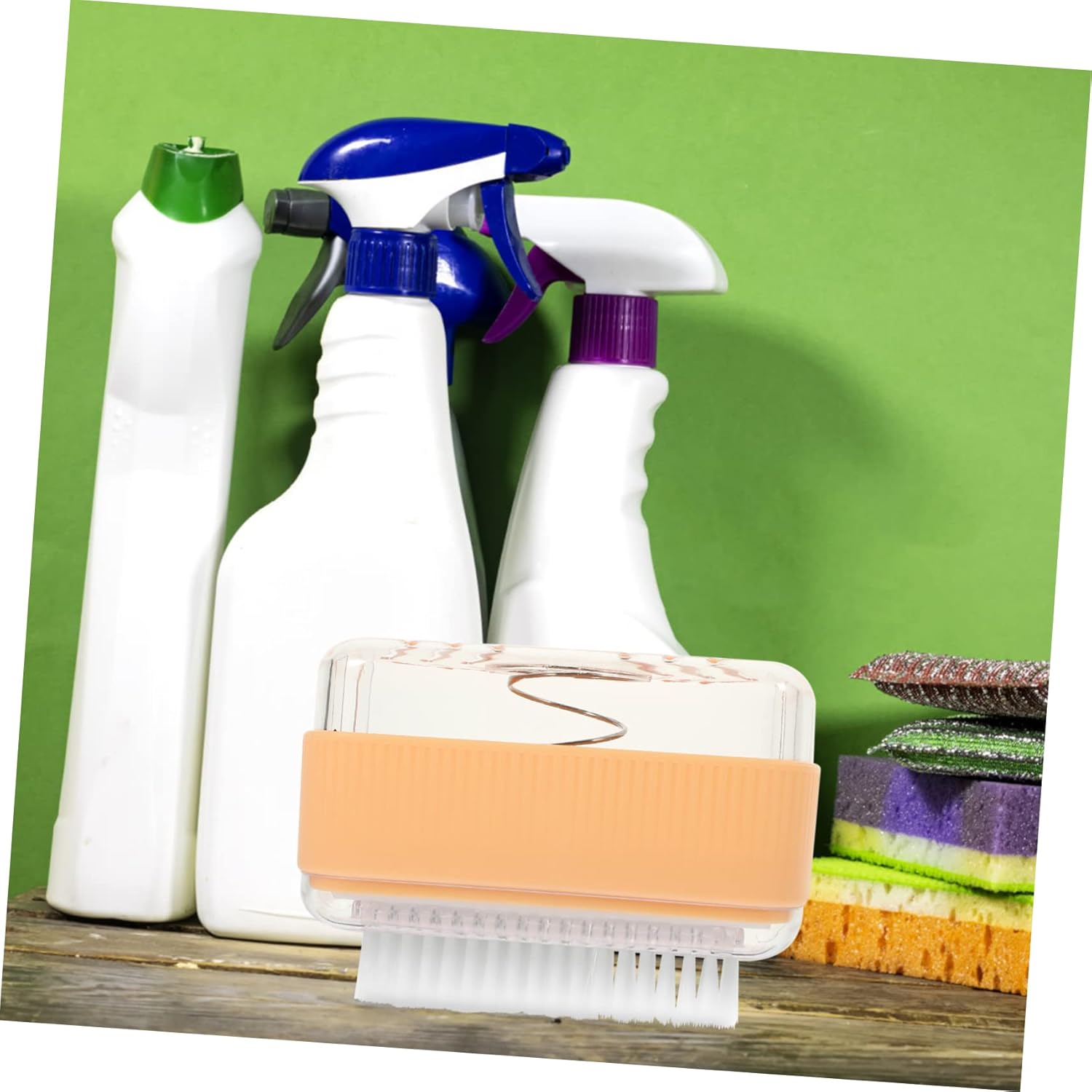 Foaming Soap Holder with Roller Brush for Travel and Deep Cleaning