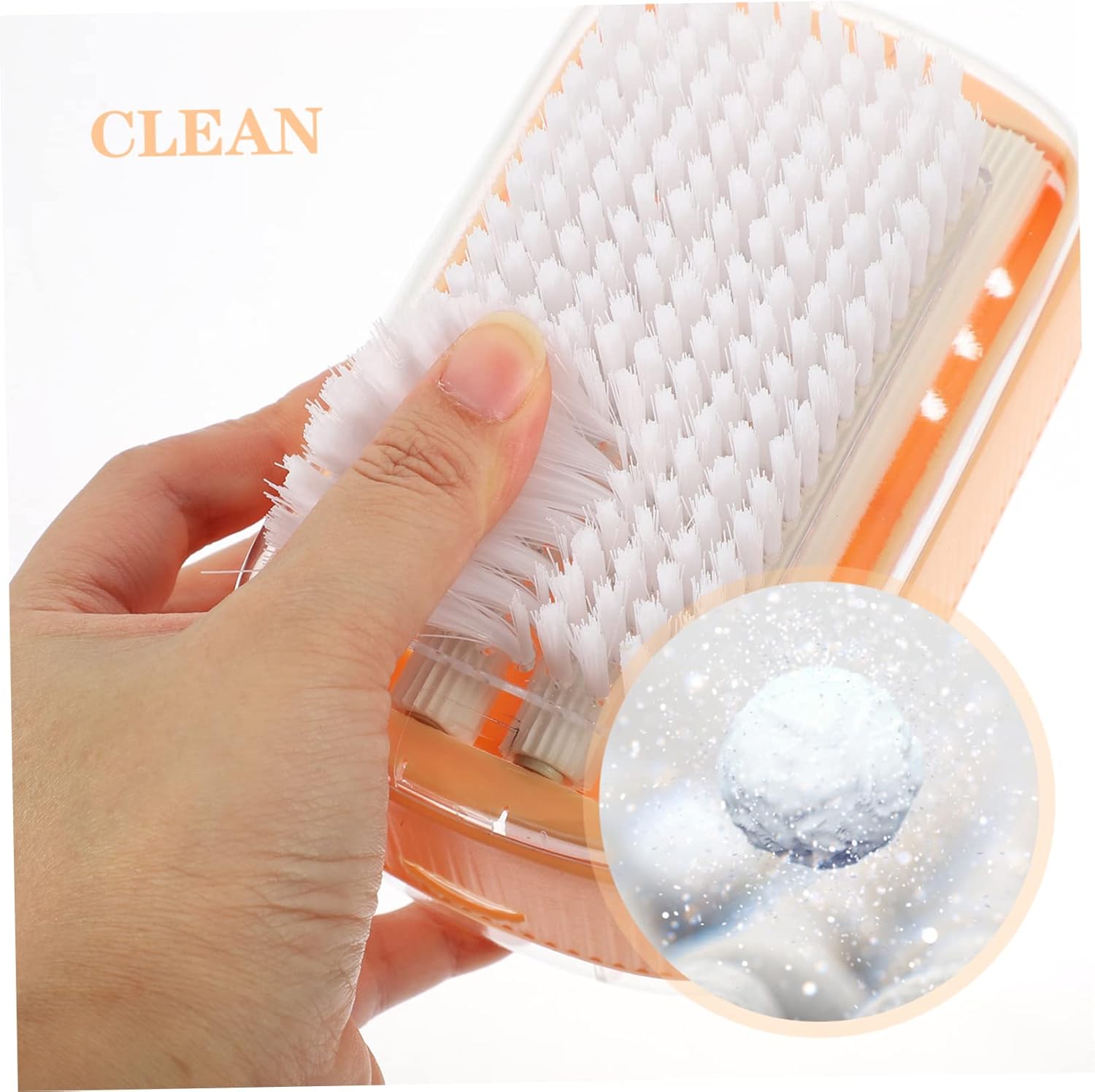 Foaming Soap Holder with Roller Brush for Travel and Deep Cleaning