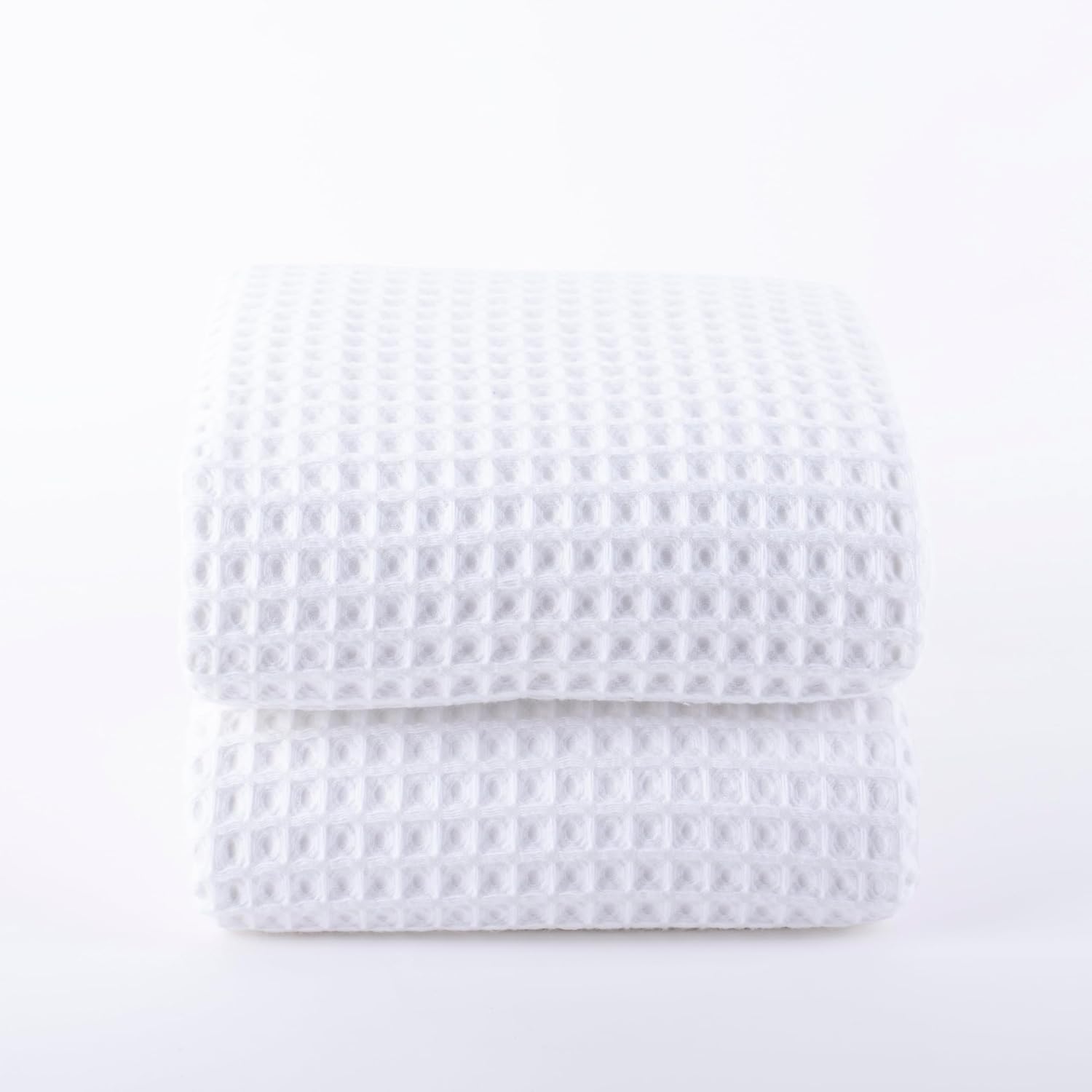 Pskl Turkish Cotton Waffle Bath Towel Set of 2
