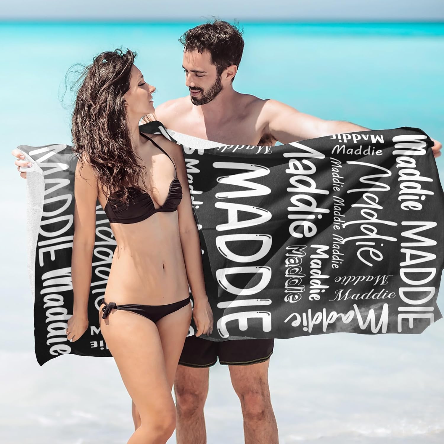 Dr TOUGH Custom Beach Towel with Name 30x60