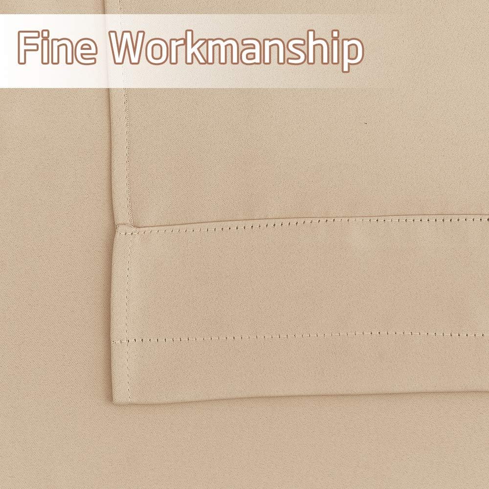 NICETOWN Small Curtains - Blackout Privacy for Kids RV Camper Windows