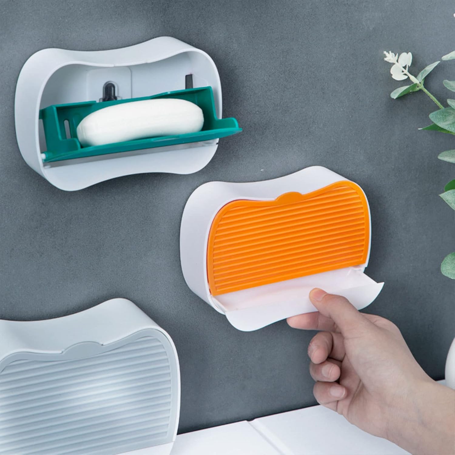 Wanshi 2 Tier Bathroom Soap Holder Quick Drying