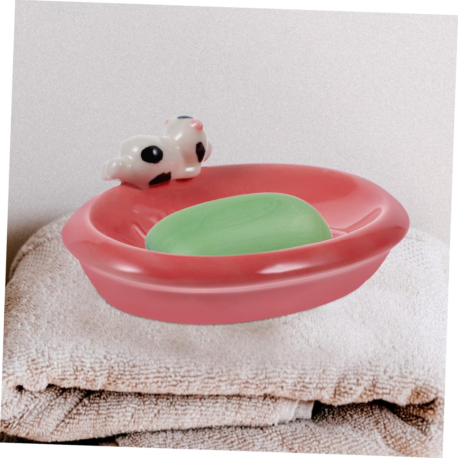 Cute Cartoon Soap Dish Holder for Bathroom Kitchen