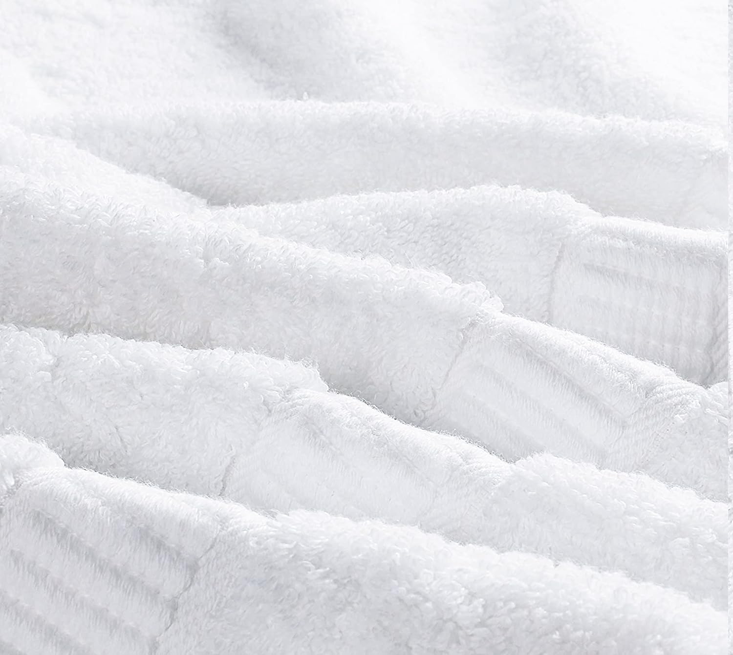 GOLD TEXTILES Premium White Hand Towels 4 Pack 1
