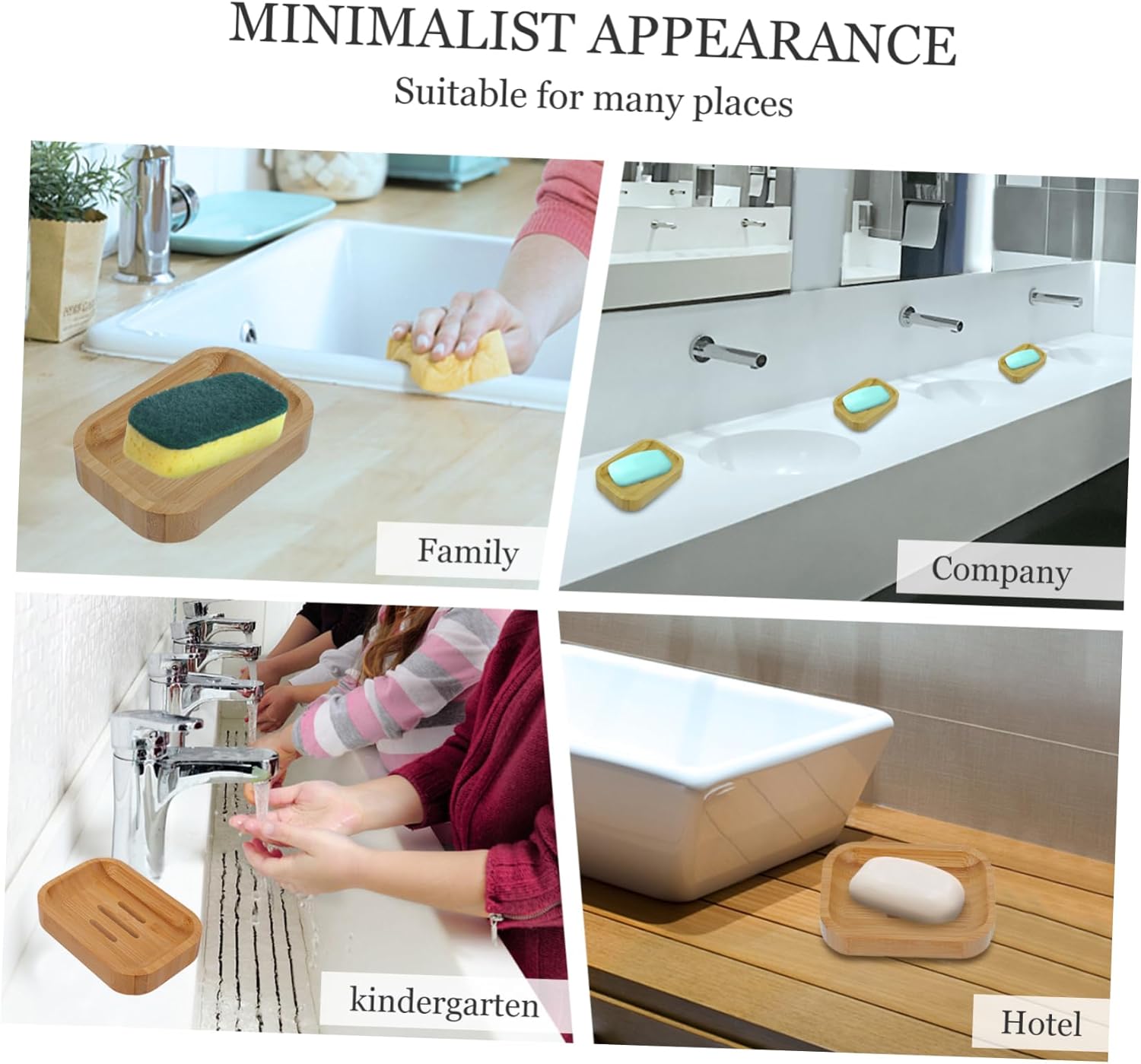 FOYTOKI 1Pc Soap Holder Tray Draining Dish for Bathroom