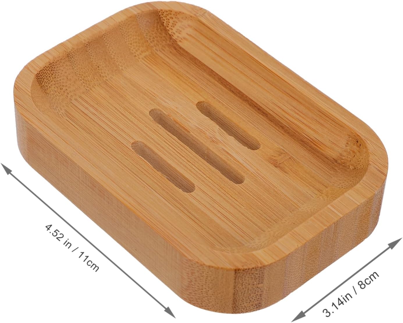 FOYTOKI 1Pc Soap Holder Tray Draining Dish for Bathroom
