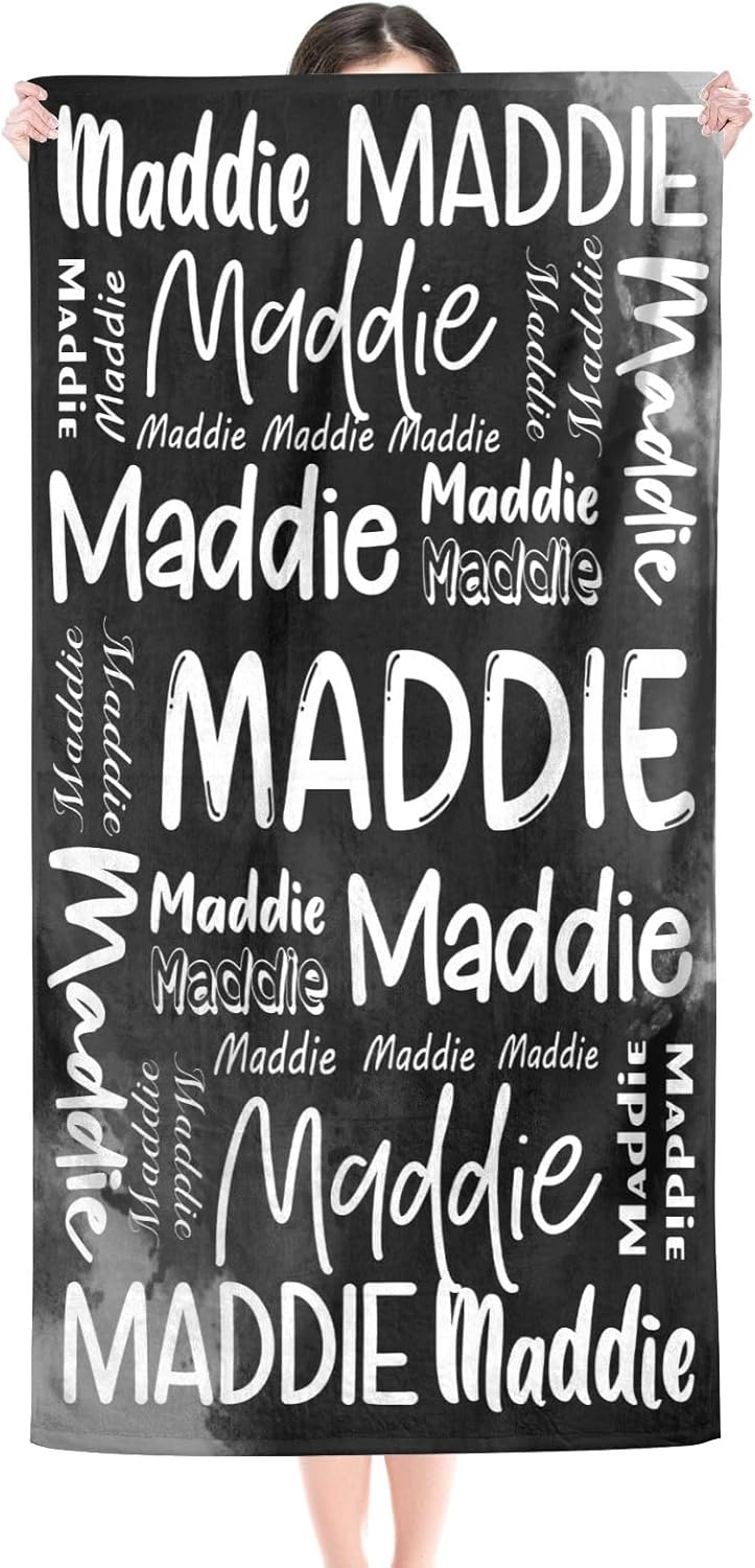 Dr TOUGH Custom Beach Towel with Name 30x60