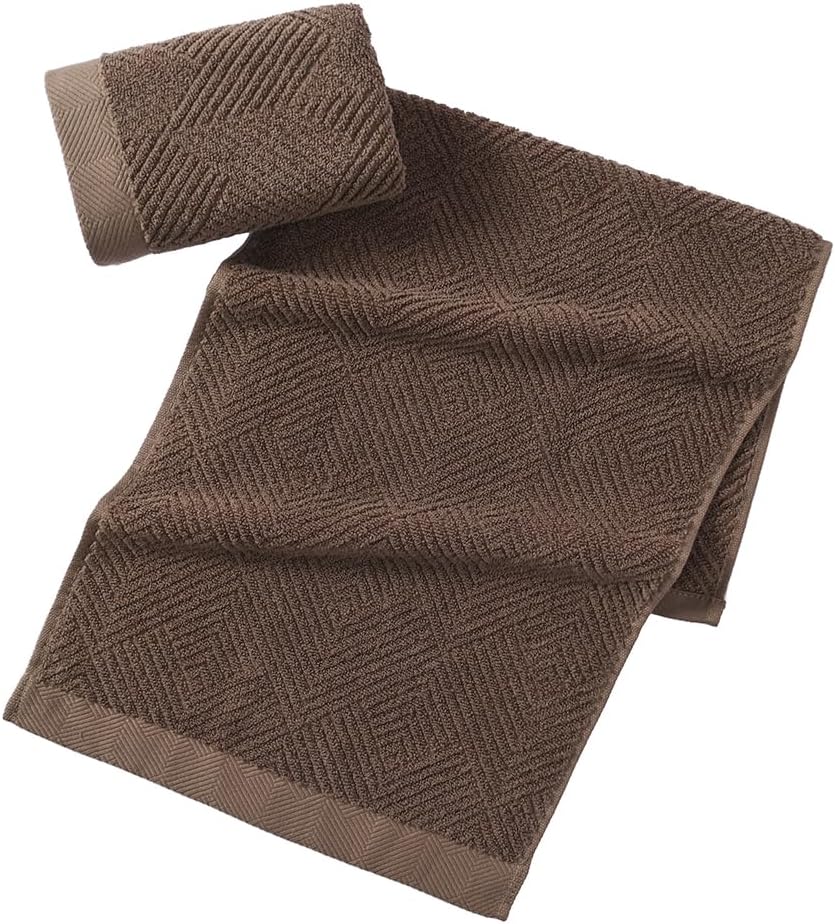 Sense Gnosis Chocolate Hand Towel Set of 2