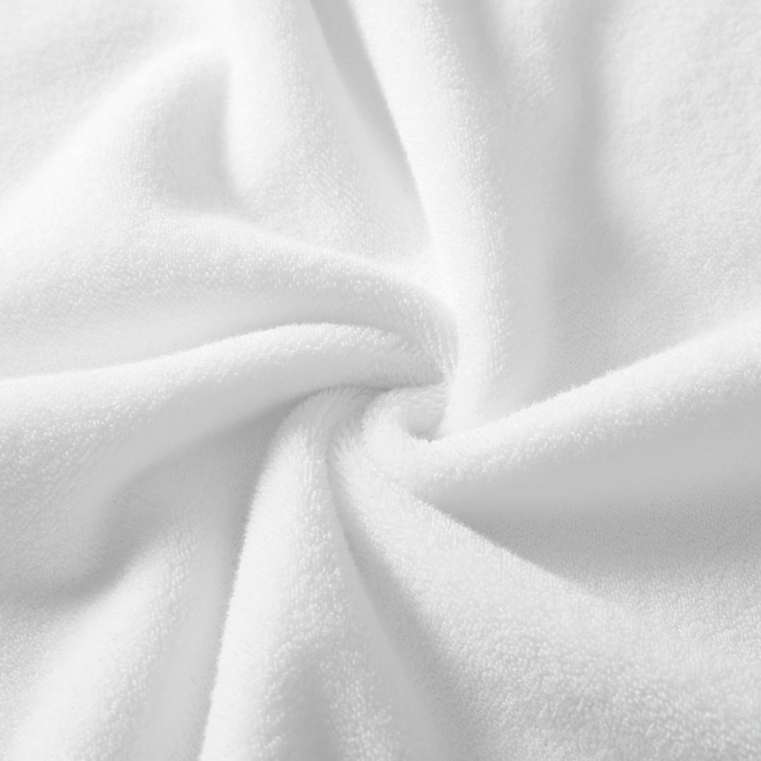 Vera Wang 6-Piece Tonal Floral White Bath Towel Set