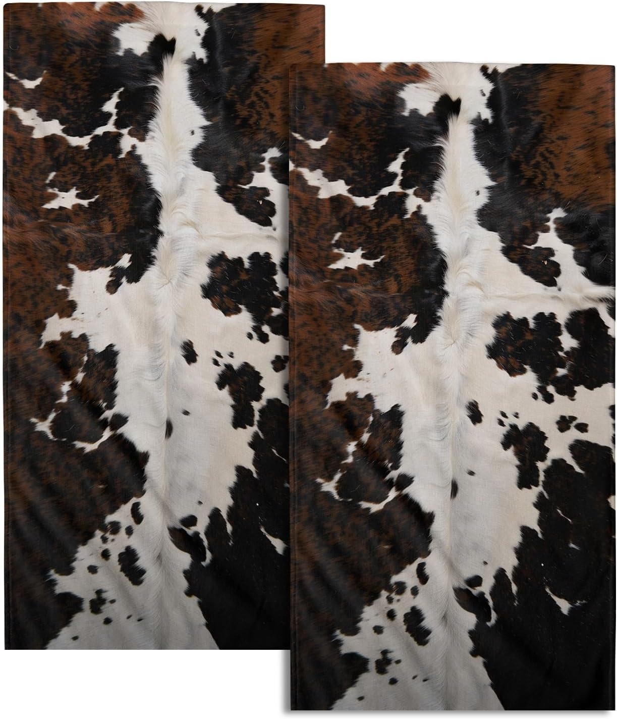 Granbey Cow Skin Print Hand Towels 2 Pack 1