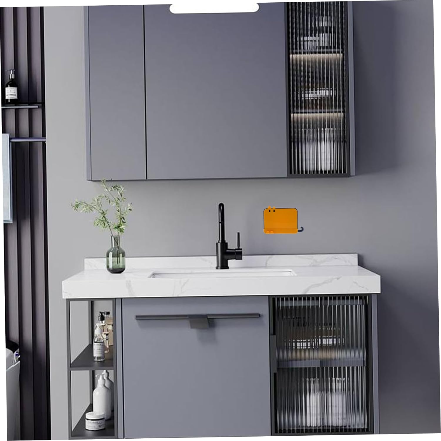 Simple Wall-Mounted Soap Dish with Lid