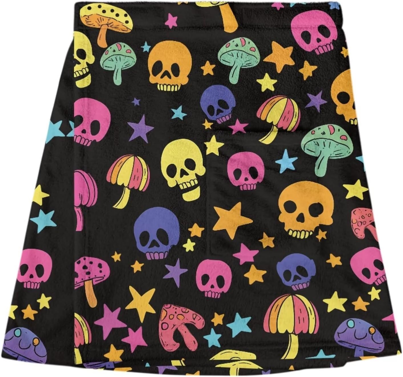 KUIFORTI Halloween Towel Wrap with Hook and Loop