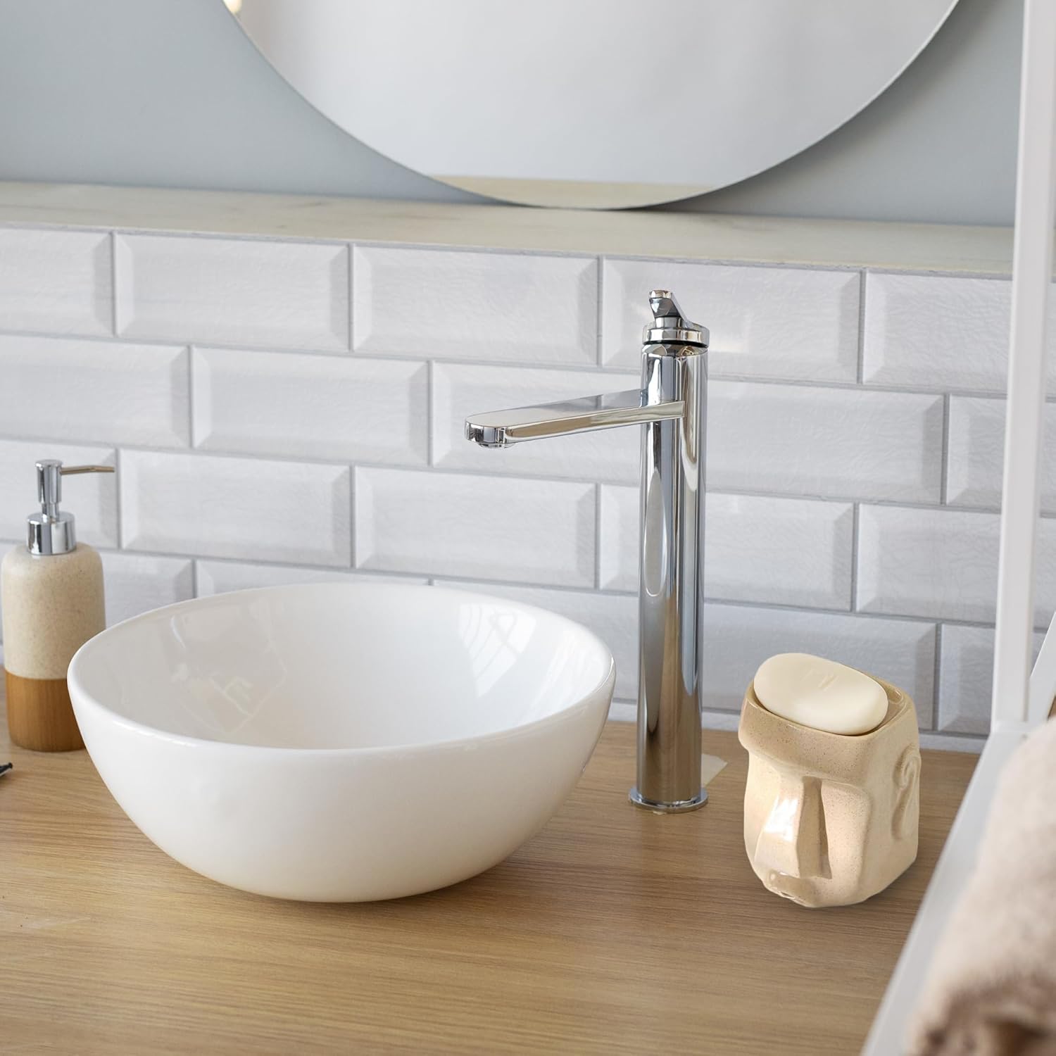 Creative Face Soap Holder with Self-Draining Design