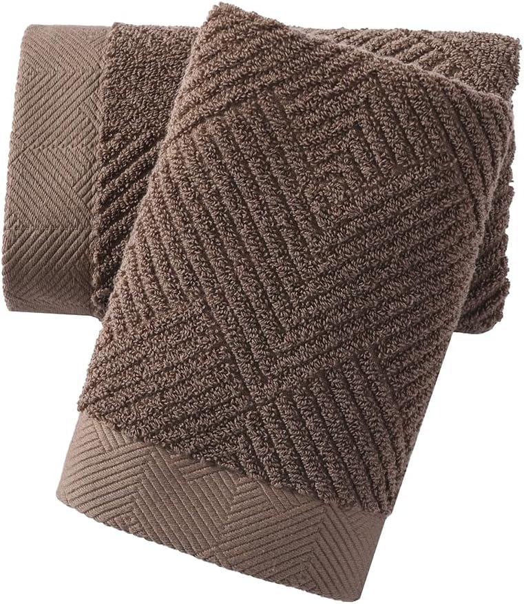 Sense Gnosis Chocolate Hand Towel Set of 2