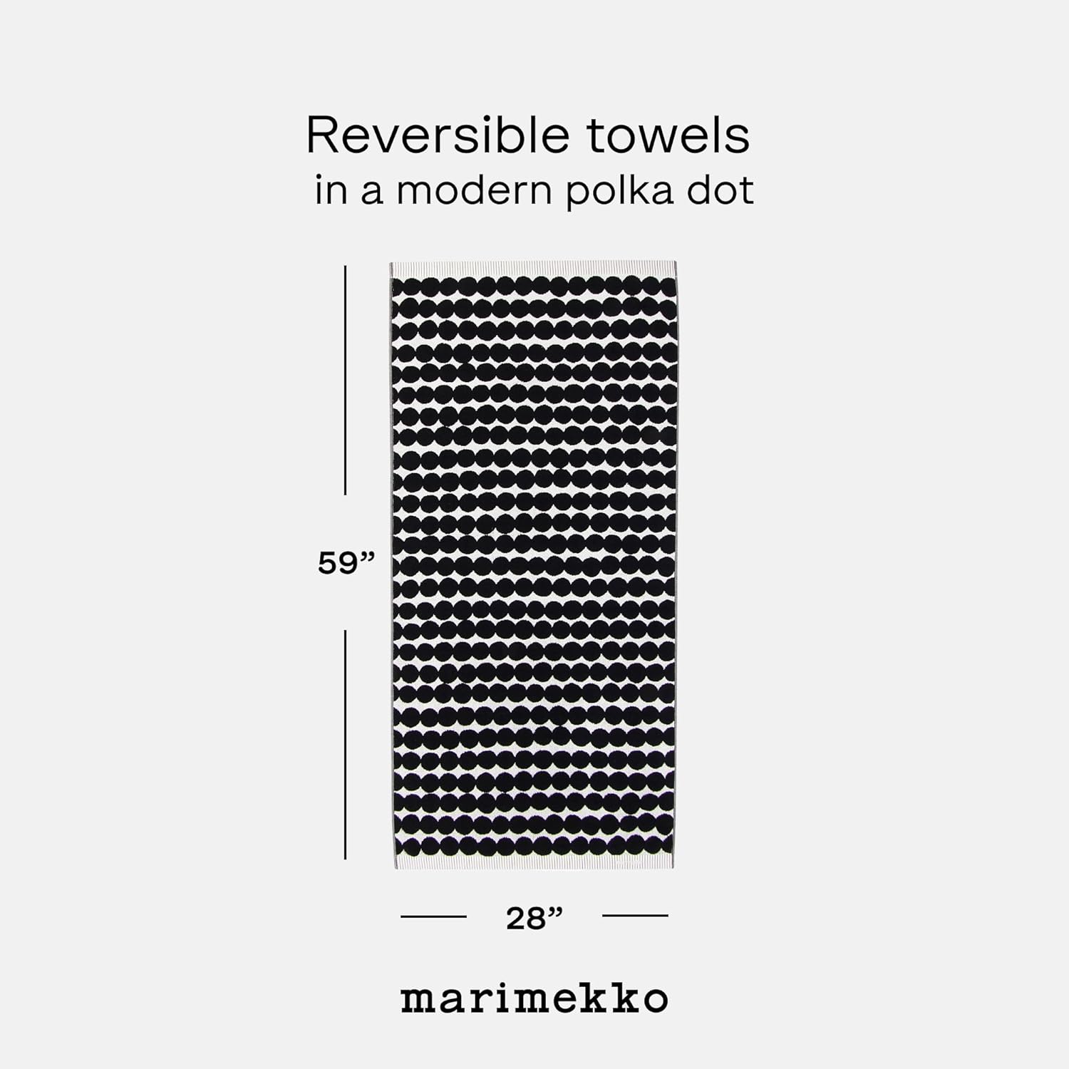 Marimekko Rsymatto Terry Cotton Bath Towel 59x28