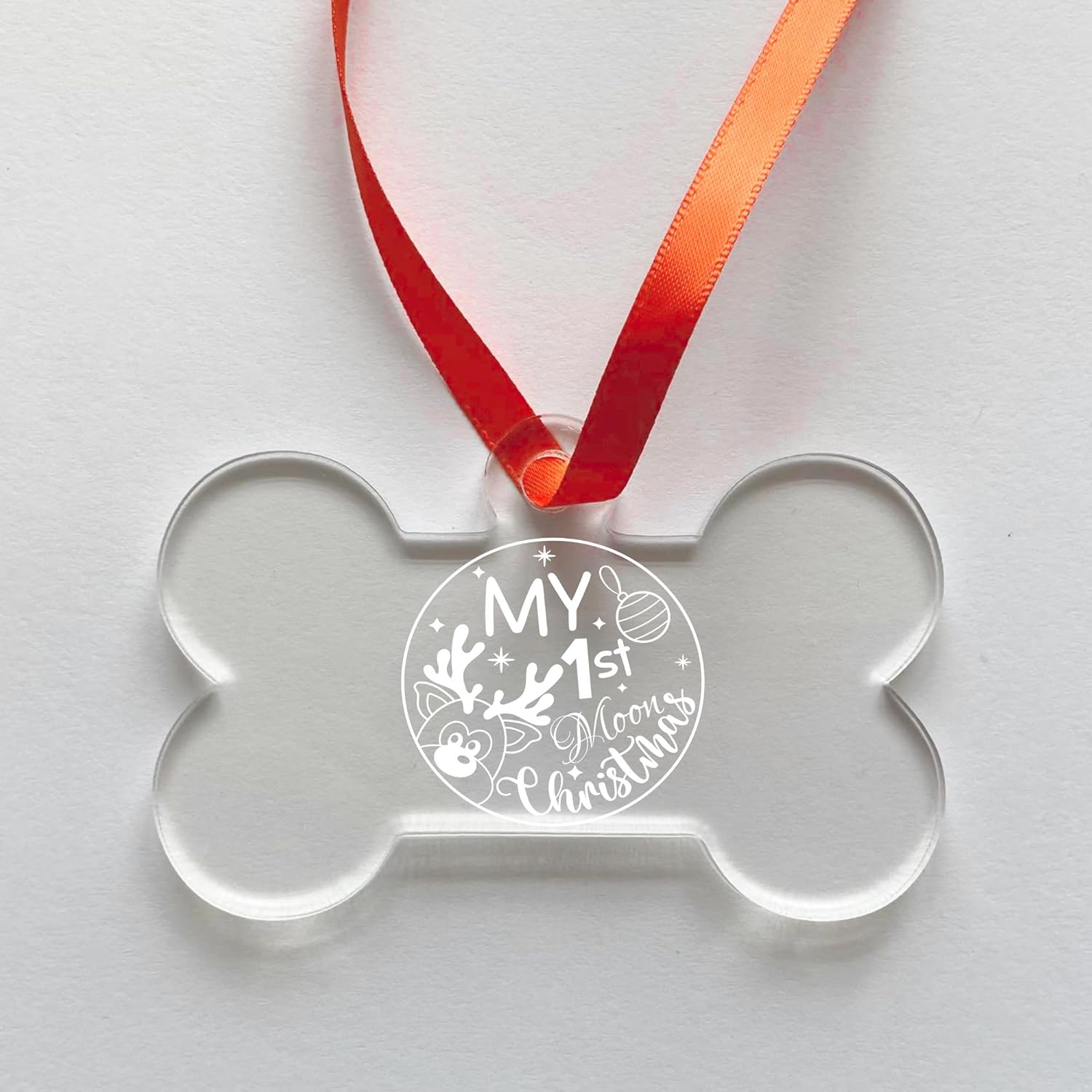Jasilon Personalized Babys First Christmas Ornament