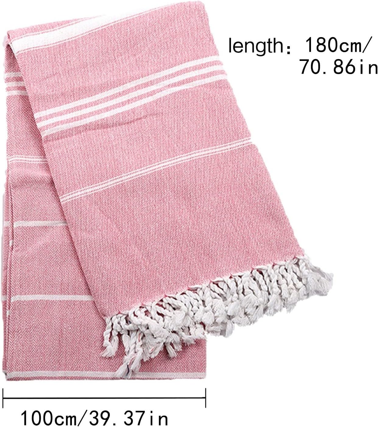 Gooddyiyukey Turkish Beach Towels Extra Large Sand Free Quick Dry